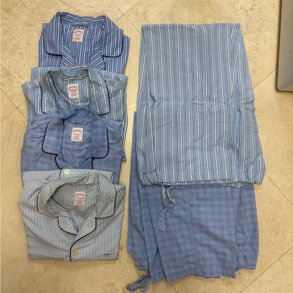 6 PCs Brooks Brothers Men’s PJ’s Bundle - Picture 3 of 16